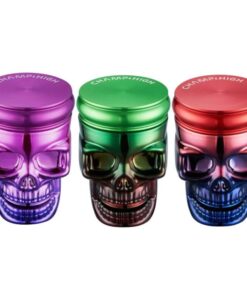Champ High Skull Head Grinder 3 Parts 42mm μεταλλικός τρίφτης skull design