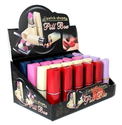 Lipstick Safe | Canna24 Lipstick Safe κρυφή θήκη σε σχήμα κραγιόν για μικρά αντικείμενα