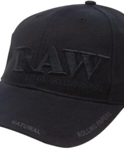 RAW Black on Black Hat μαύρο καπέλο με διακριτικό RAW branding