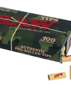 RAW tips metal tin camo design