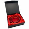 RAW Ruby Thick Ashtray with gift box premium glass ashtray