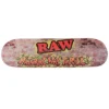 RAW Skateboard Deck classic graphic close up / RAW skateboard lifestyle product