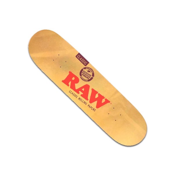 RAW Skate Board Bricks & Classic | Canna24 skateboard deck RAW merch design