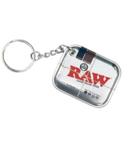 RAW Steel Miniature Rolling Tray Key Chain μεταλλικό μπρελόκ