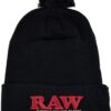 RAW black beanie natural way to roll