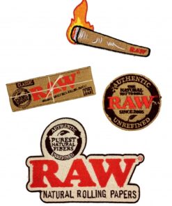 RAW Patches Pack With 4 Designs με τέσσερα διαφορετικά patches