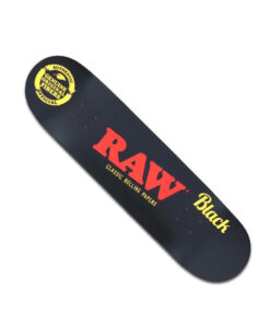 Raw Skateboard Camo & Black | Canna24 RAW black camo deck