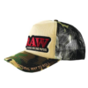 RAW Trucker Hat Camo And Tan καπέλο trucker με camo σχέδιο και RAW logo