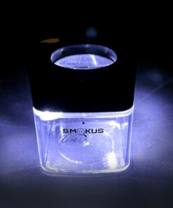 Smokus Focus Comet Black με αναμμένο το led