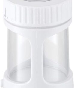 Smokus Focus Horizon White magnifying display case with LED light