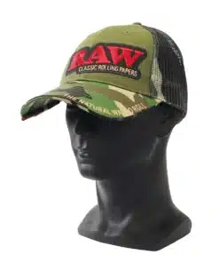 RAW camo trucker hat με μπροστινό RAW logo για καθημερινή χρήση