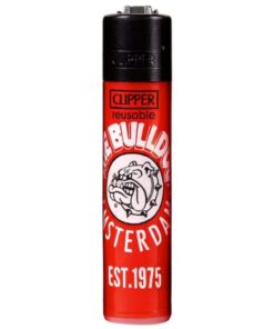 Clipper lighter Bulldog series detail
