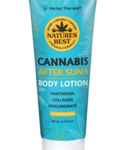 Nature’s Best Cannabis After Sun Body Lotion 200ml με panthenol collagen και hyaluronate