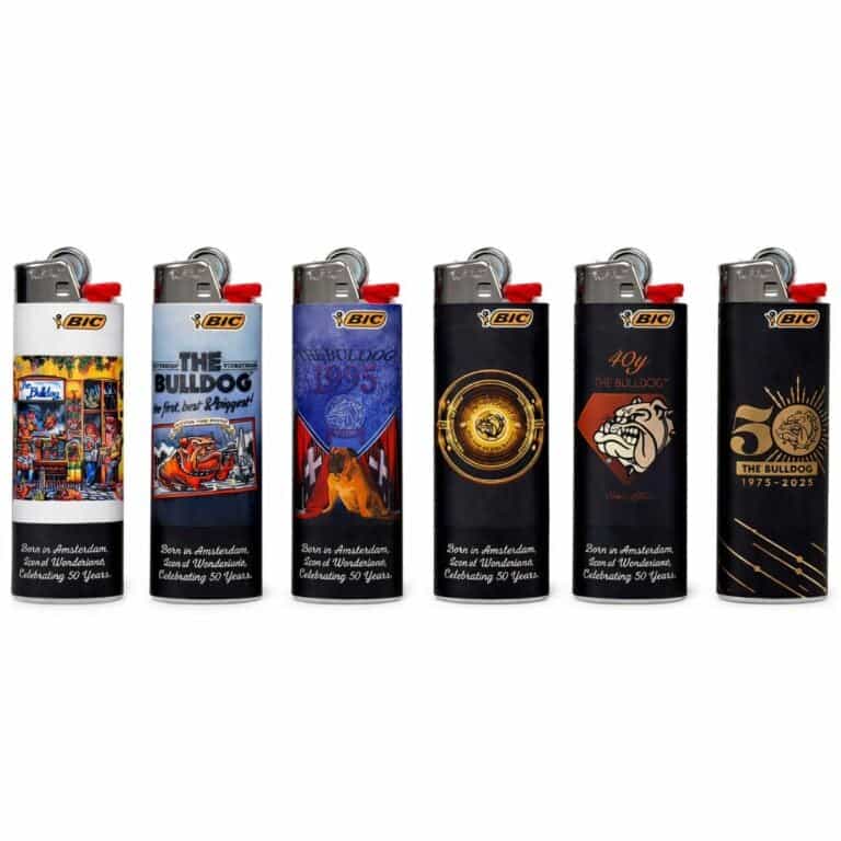 The Bulldog BIC 50th Anniversary Lighter Set Limited Edition 6pcs | Canna24 The Bulldog BIC 50th Anniversary Lighter Set Limited Edition 6pcs