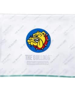 The Bulldog Amsterdam Glass Rolling Tray 16x12cm | Canna24 Μικρός γυάλινος δίσκος στριψίματος The Bulldog Amsterdam