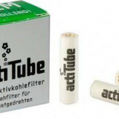 actiTube Slim 7mm Ενεργού Άνθρακα με 50 Φίλτρα - Συσκευασία των 10